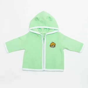 Casaco Polar Capuz Lime Green Jubas