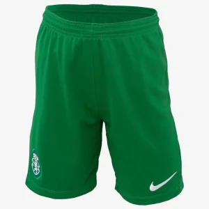 Calção Jogo Verde Emblema Retro - Criança