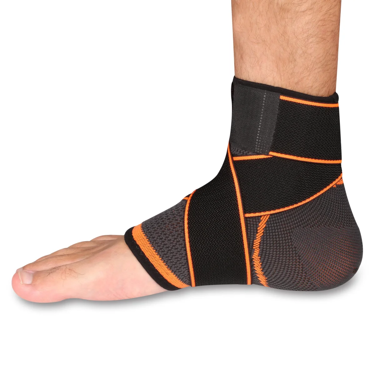 Suporte Elástico Para Tornozelo com Tiras de Compressão INDIGO - Image 3