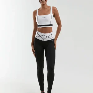 Calça Legging DT Glam Preto/Branco