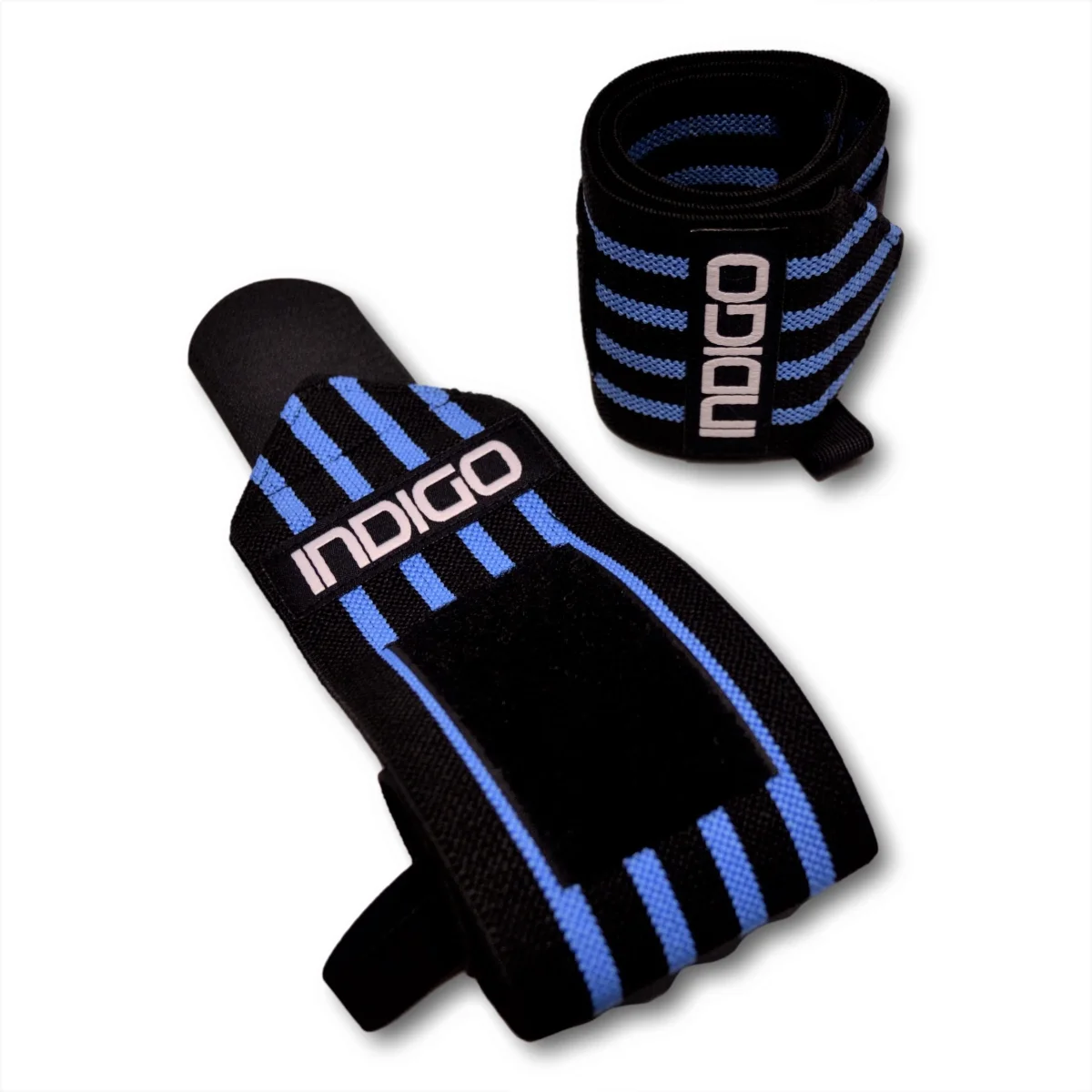 Pulseira Elástica de Halterofilismo INDIGO Preto-Azul - Image 8