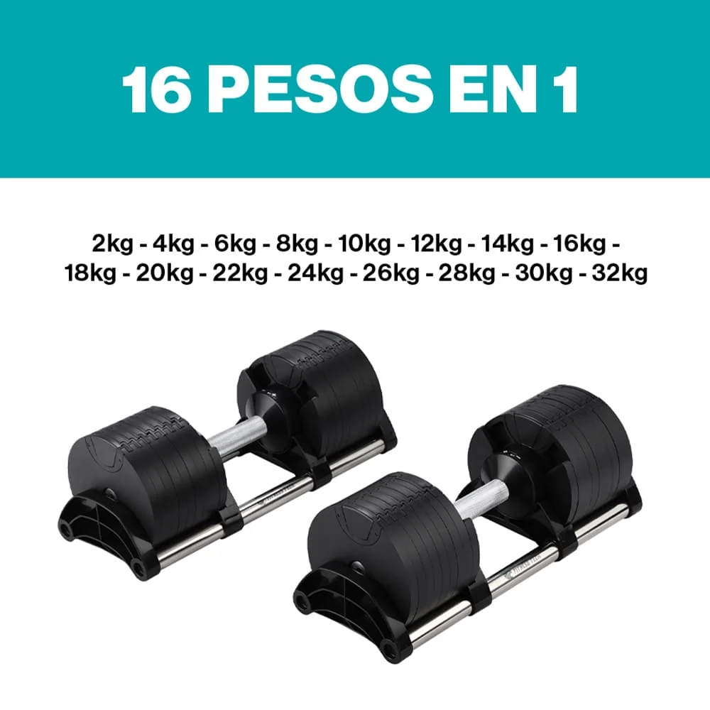 Halteres Ajustáveis 32kg - Image 4
