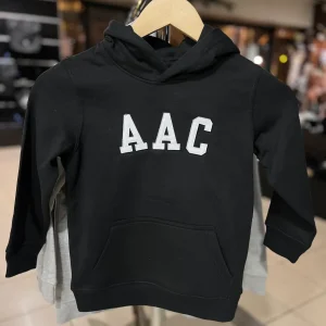 Sweat c/ Capuz Preta Criança AAC