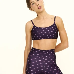 Top New Fit Lucky Purple