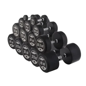 Halteres Redondos de Uretano 2,5–50 kg (2 Unidades)