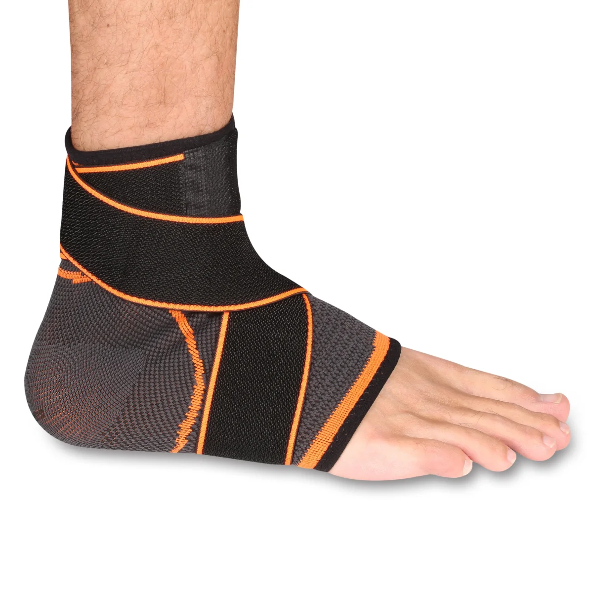 Suporte Elástico Para Tornozelo com Tiras de Compressão INDIGO - Image 2
