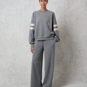 Calça-jogger grande em satim Signature
