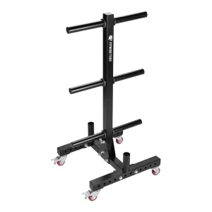 Rack de suporte de disco vertical de placa de pára-choques com rodas